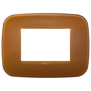 Vimar Placca Rotonda 3M Reflex Caramello 12,2x9x0,9 Cm Accessorio per Cablaggio - Product Image 1