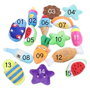 Chien chat jouet Fruits en peluche Pet légume jouet à mâcher animaux de compagnie chien nourriture os jouets améliorer les habitudes alimentaires Durable mâcher chat accessoires - Product Image 6