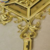 Barra Moderna de Aluminio Extruido Rock Gold con Control Remoto, 378x378mm, 1 Año de Garantía para Ventanas de Doble Panel con Rejilla Colonial