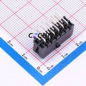WAFER-MX3.0-12PWZ Wire-to-Board Pin Header Bent Lead Through Hole,P=3mm Connector 2x6P 3mm Right Angle Insert Micro-Fit (MX 3.0) - Product Image 2