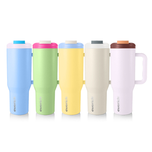 Gobelet <span class=keywords><strong>isotherme</strong></span> en acier inoxydable de 40 oz, coloré, pour sublimation, avec poignée, couvercles et paille, idéal pour les voyages - Product Image 5