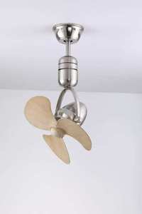 Ventilateur de plafond LED BLDC à 3 vitesses, réversible, blanc, avec télécommande, pales en ABS, idéal pour chambre et salon – Vente directe usine - Product Image 3