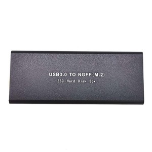 Usb3.0 Casing SSD aluminium NGFF M KEY M.2 SATA Ssd Hard Drive Case Solid State Metal Hard Disk eksternal kotak - Product Image 2