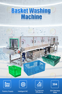 Lavadora Industrial de Bandejas, Lavadora Automática, Caja de Engranajes, Lavadora de Cestas de Plástico - Product Image 2