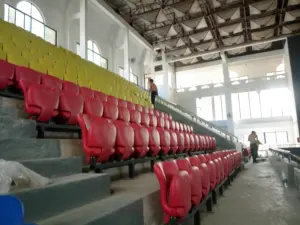 Cheap Price Retractable HDPE Pure Seat Bleachers Stadium Seat For Sale