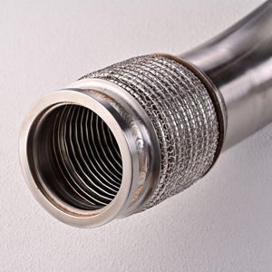 Diameter Reducing 3.5" to 3" Stainless Steel Downspout F90 M5 Exhaust Pipes Downpipe for BMW S63B44B 4.4T - Product Image 2