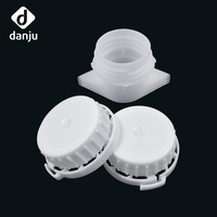 Bouchon à vis de 33 mm pour poche souple, écologique, durable, de qualité alimentaire, anti-fuite, réutilisable, grand format, pour shampoing, Danju