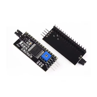 Stock IIC/I2C/interfaz controlador Adaptador convertidor placa función biblioteca módulo PCF8574 Placa de expansión para LCD1602 LCD2004