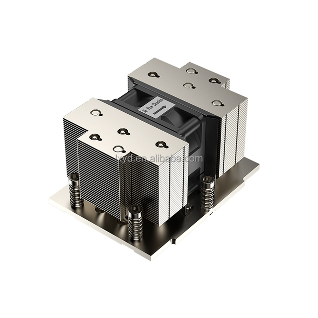 Supporting AMD SP5 Platform Stylish 5 Heat Pipe CPU Heat Sink New Cooling Fan 2U Server Industrial Computer Accessory Durable