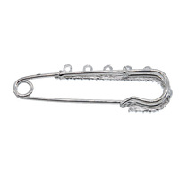 Épingle de sûreté en strass pailleté avec 5 boucles broche épingles Corsage pour bricolage artisanat fabrication de bijoux pull robe sac accessoire de mode