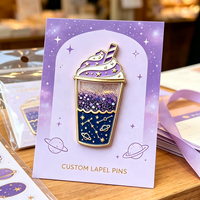 Nouvelles Épingles de Revers en Émail Quicksand à Paillettes Liquides, Vente en Gros, Épingles Métalliques Personnalisées avec Placage Or/Argent, Marque Pinstar