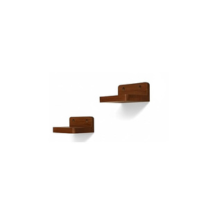 Petites étagères flottantes rectangulaires en bois, modernes, gain de place, chambre à coucher, salon, personnalisables, murales, décoratives, support mural - Product Image 2