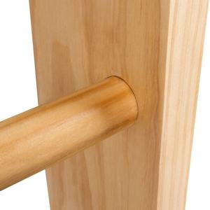 UNIQ Hochwertige hölzerne hochziehbare Wand stange Gymnastik schwedische Leiter - Product Image 5