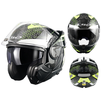 Casque Moto Intégral LS2 FF910 Unisexe Toutes Saisons KPA avec Double Visière Rabattable Anti-Buée – Neuf, Idéal pour la Conduite Estivale