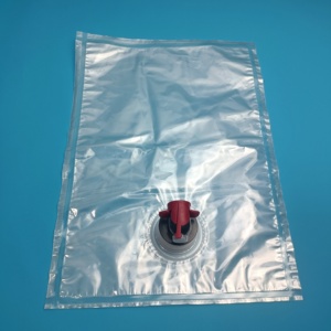 Bolsa en Caja Aséptica de PA/PE de 1L, 2L, 3L, 5L, 100um, Personalizada, con Válvula Mariposa, Impresión por Grabado, para Aceite de Cocina, Agua Mineral Natural y Bebidas - Product Image 2