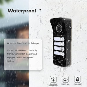 กริ่งประตูอัจฉริยะ Wi-Fi 1080P พร้อมจอกล้องไร้สาย, กริ่งประตูระบบรักษาความปลอดภัยสำหรับใช้ในบ้านพร้อมจอมอนิเตอร์ - Product Image 2