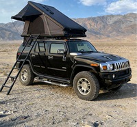 Glamping Vier-Jahreszeiten Hartschalen-Dachzelt für Auto Oxford-Gewebe Wasserdicht Winddicht Umweltfreundlich Schnelle Automatische Öffnung