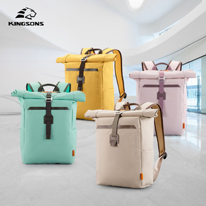 Kingsons Backpack Pink Waterproof Large Capacity Expandable Travel Everyday Use - Product Image 4