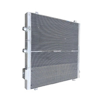 Échangeur de chaleur hydraulique à plaques à ailettes brasées pour compresseur d'air, radiateur en aluminium à plaques à ailettes pour huile de machine CNC