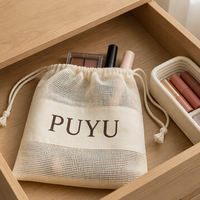 Prix d'usine – Sac de protection en filet de coton personnalisé pour sacs à main, pochettes, chaussures – Sacs en coton, pochette de rangement à cordon pour cosmétiques