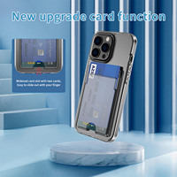 Nouvelle coque de téléphone transparente en cristal simple, coque arrière souple en TPU 2H, coque rigide en PC pour iPhone 13 12 Mini 11 Pro Max 14 6 7 8 Xr