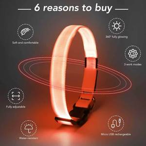 Cheapest Door to Door Air Freight Anazon Fba Cost Led <b>Dog</b> Collar with air Tag <b>Dog</b> Collar with <b>Light</b> <b>Dog</b> Collar with Usb c Led - Product Image 6