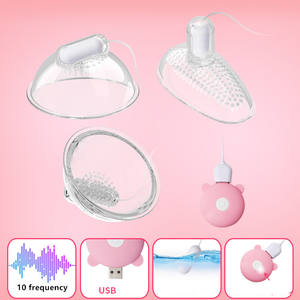 10 Frequenz USB Frauen Brustwarze Saugen Vibrator Massage Nippel Sauger Sexspielzeug - Product Image 3