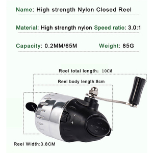 TAKEDO 1.0M 1.4M 1.6M Aluminium Alloy <strong>Pen</strong> <strong>Fishing</strong> <strong>Rod</strong> and Reel Mini Telescopic Pocket Travel <strong>Rod</strong> Ice <strong>Fly</strong> Boat <strong>Rod</strong> - Product Image 4