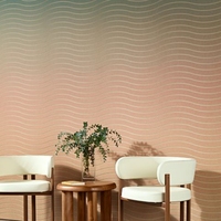 Solution acoustique moderne pour bureau : Panneau mural Groove, panneau acoustique pour animaux de compagnie, isolation acoustique pour studio de musique, système de cinéma maison écologique