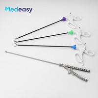 Medeasy Pelvitraineur de Laparoscopie Simulateur Laparoscopique avec Caméra Droite d'Entraînement Réglable, Modules et Instruments
