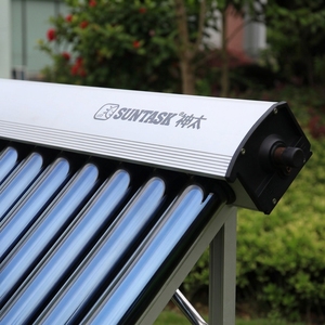 Colector <span class=keywords><strong>solar</strong></span> de tubos de vacío con revestimiento de triple objetivo <span class=keywords><strong>para</strong></span> agua caliente durante todo el año - Product Image 3