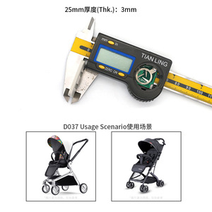 หัวเข็มขัดสายรัดปรับได้ D-037 เส้นผ่านศูนย์กลางภายใน 25 มม. วัสดุ POM อุปกรณ์เสริมสำหรับกระเป๋า - Product Image 4