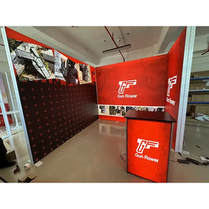 Mesa de negociación, exposición de tamaño personalizado, caja de luz de tela SEG, gabinete publicitario, estante, exhibición de exhibición, escritorio de recepción - Product Image 1
