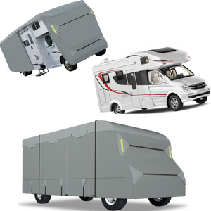 All Climate Outdoor Protective Cover <b>Waterproof</b> Snowproof Droppings Heavy Duty Travel Trailer Cover - Product Image 2