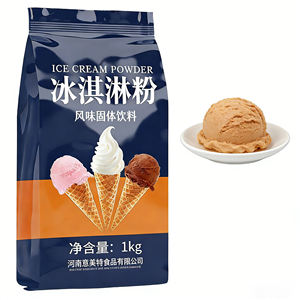 Mezcla en Polvo para Helado Suave Comercial, Sabor Taro Frutal, 1kg, para Máquinas de Helado Suave, Bolsa/Caja, para Negocios de Postres, Exportación DDUO - Product Image 1