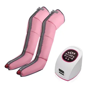 Máquina de masaje de piernas de presión de aire, masajeador de piernas, compresión de aire inalámbrica, masajeador de compresión de piernas