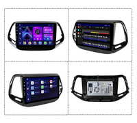 Autoradio Android pour Jeep Compass modèle 2015-2017, écran 10,1 pouces, CarPlay sans fil, Android Auto, cadre Jeep Compass, Android 14