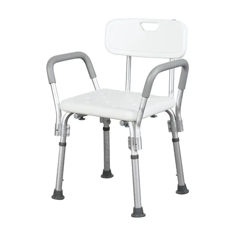 Cadeira ajustável desaberto para idosos, segurança do banheiro, cadeira de chuveiro, não escorregadio, cadeira de banho para adultos desbloqueados, venda imperdível