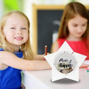 Las <span class=keywords><strong>Huchas</strong></span> para niños con forma de estrella para niños y niñas son HS para artes y Manualidades | Cajas de ahorros para adultos y niños - Product Image 5