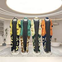 Robe Kaftan Africaine Imprimée Grande Taille pour Femme – Nouvelle Collection Tendance Décontractée Ethnique pour l'Été – Meilleure Vente