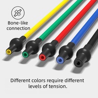 Bandas de Resistencia para Ejercicio en Casa, Bandas Elásticas Ajustables para Gimnasio, Fitness y Entrenamiento