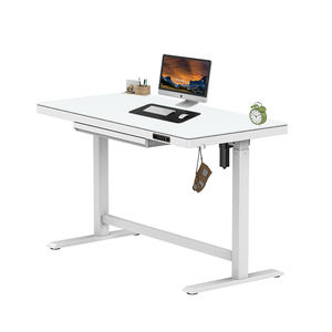 <span class=keywords><strong>Escritorio</strong></span> Eléctrico Moderno de Pie con Superficie de Vidrio, Altura Ajustable, Ergonómico, para Oficina en Casa, con <span class=keywords><strong>Cajones</strong></span> - Product Image 6