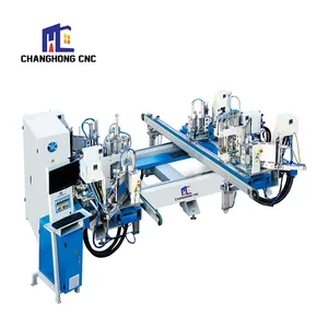 CHANGHONG CNC 100% soudeuse de fenêtre Machine à souder fournie Machines de fenêtre en Pvc horizontale quatre points Upvc fenêtre vinyle 380V 50hz