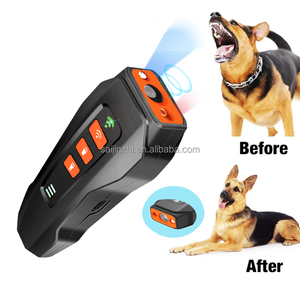 Sjz 2 Năm Bảo Hành Có Thể Sạc Lại 1200MAh Vỏ Chó răn đe Sonic + Laser Dog Repeller Chuyên Nghiệp Chống sủa Thiết Bị Cho Chó - Product Image 1