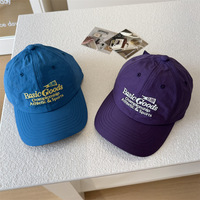 Gorra de Béisbol de Secado Rápido de 6 Paneles con Letras Bordadas al Estilo Coreano para Mujer, Gorra Ligera de Corona Suave a la Moda