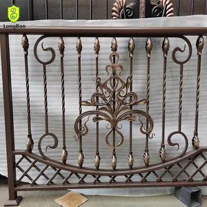 Vallas de panel de acero y diseño de puerta, paneles de hierro forjado prefabricados de fábrica china, a la venta