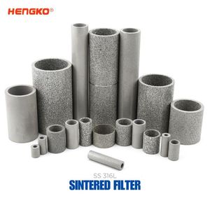 Tubo Filtrante in Polvere Metallica Sinterizzata Microporosa HENGKO, Filtro Idraulico ad Alta Pressione, Altri Materiali Filtranti - Product Image 4