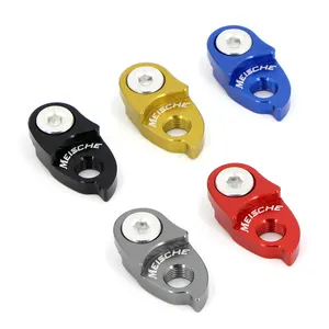 CNC Bicycle Rear Derailleur Hanger Extension Extender Aluminum Road Bike MTB Frame Gear Tail Hook Extender Bicycle Tail Hook