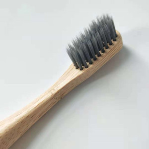 Planta base de cero residuos de la protección del medio ambiente orgánico de carbón de bambú de cerdas suaves Biodegradable cepillo de dientes - Product Image 4