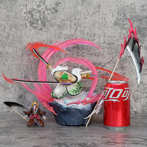 Figura de acción de 28cm One Pieces Roronoa Zoro Vs Killer Wano Country Battle Scene Hellish <span class=keywords><strong>Slash</strong></span> figura coleccionable al por mayor - Product Image 3